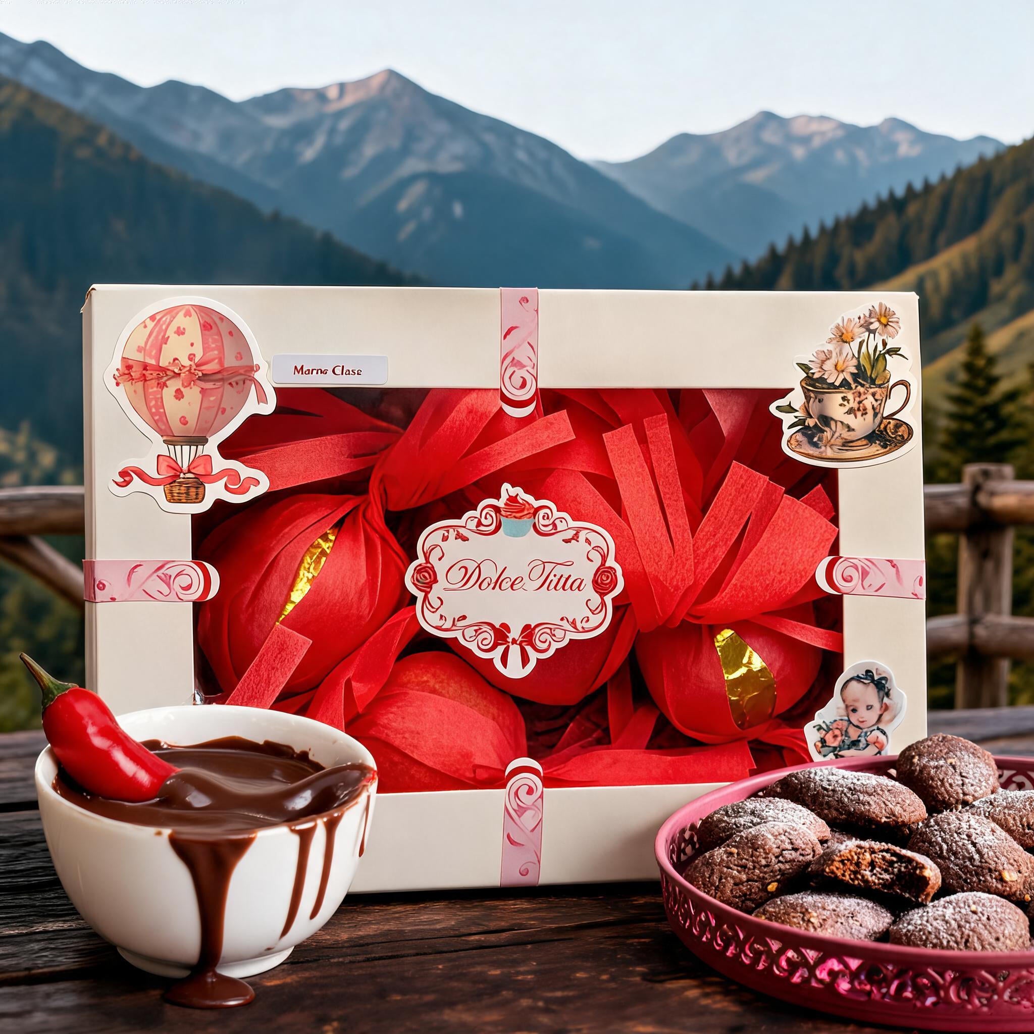 BONBON CIOCCOLATO e PEPERONCINO - 5pz