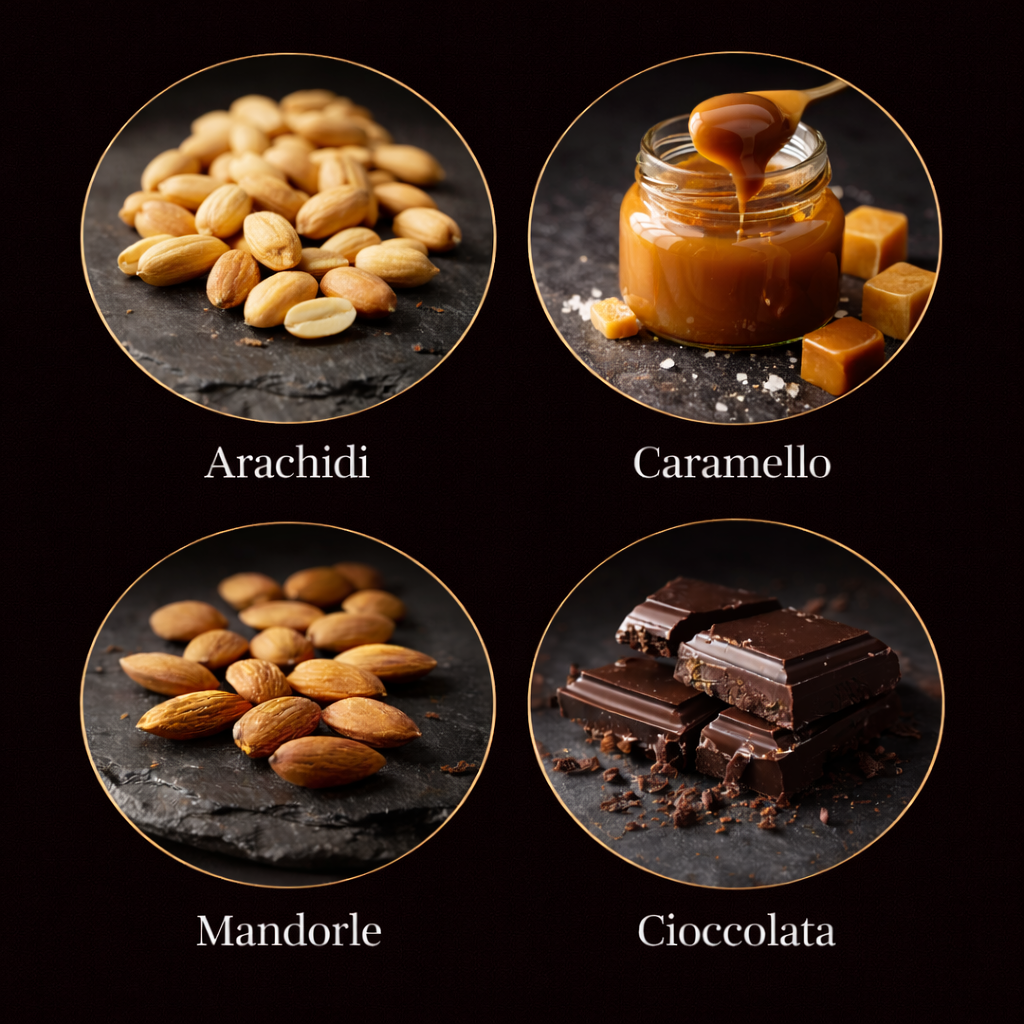 BONBON ARACHIDE e CARAMELLO - 5pz