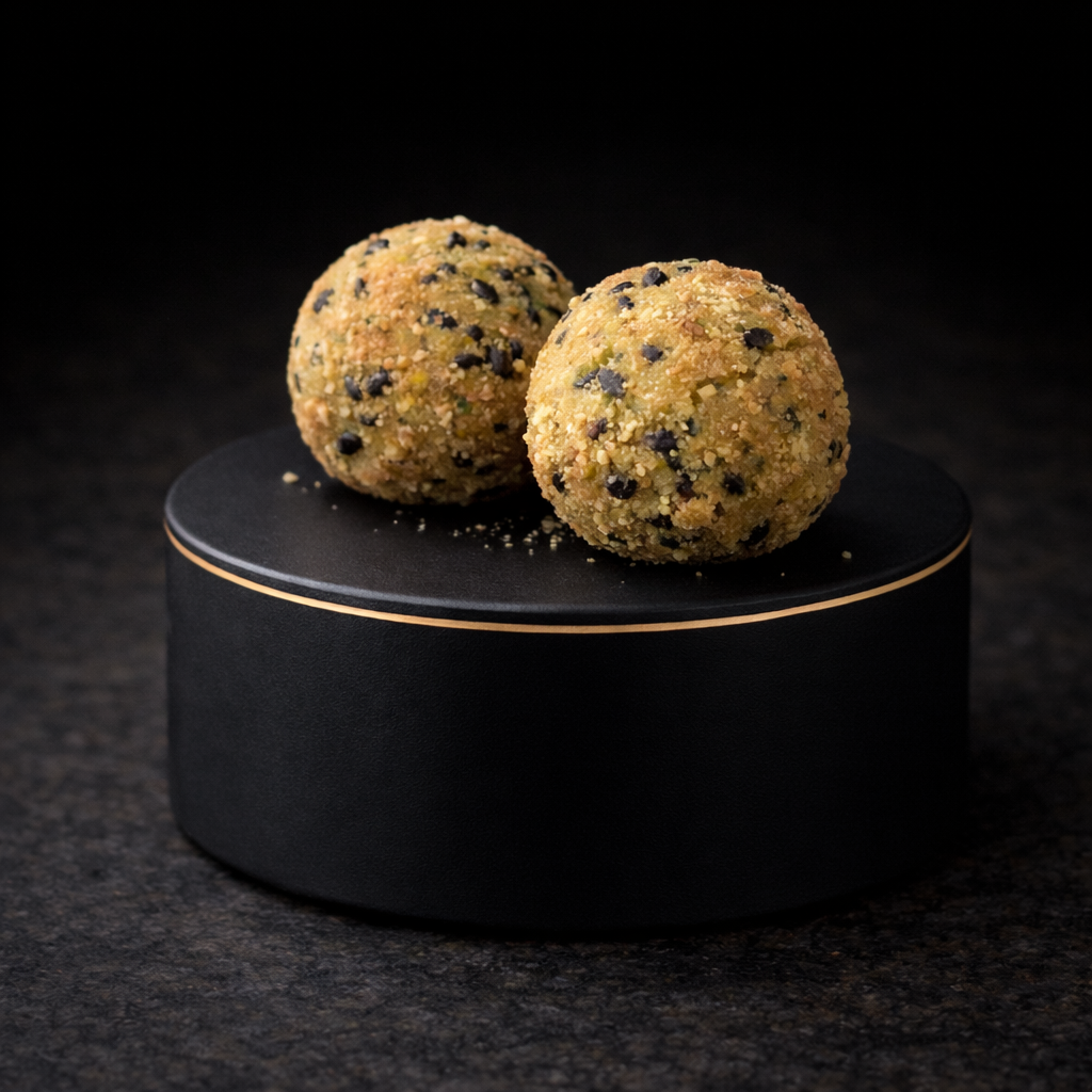 COCKTAIL BONBON CURRY SEMI GIRASOLE E SESAMO 5 PEZZI