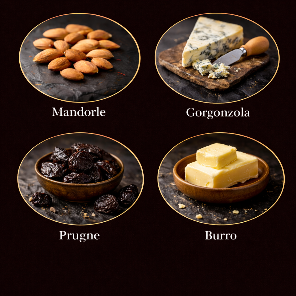 COCKTAIL BONBON GORGONZOLA E PRUGNE 5 PEZZI