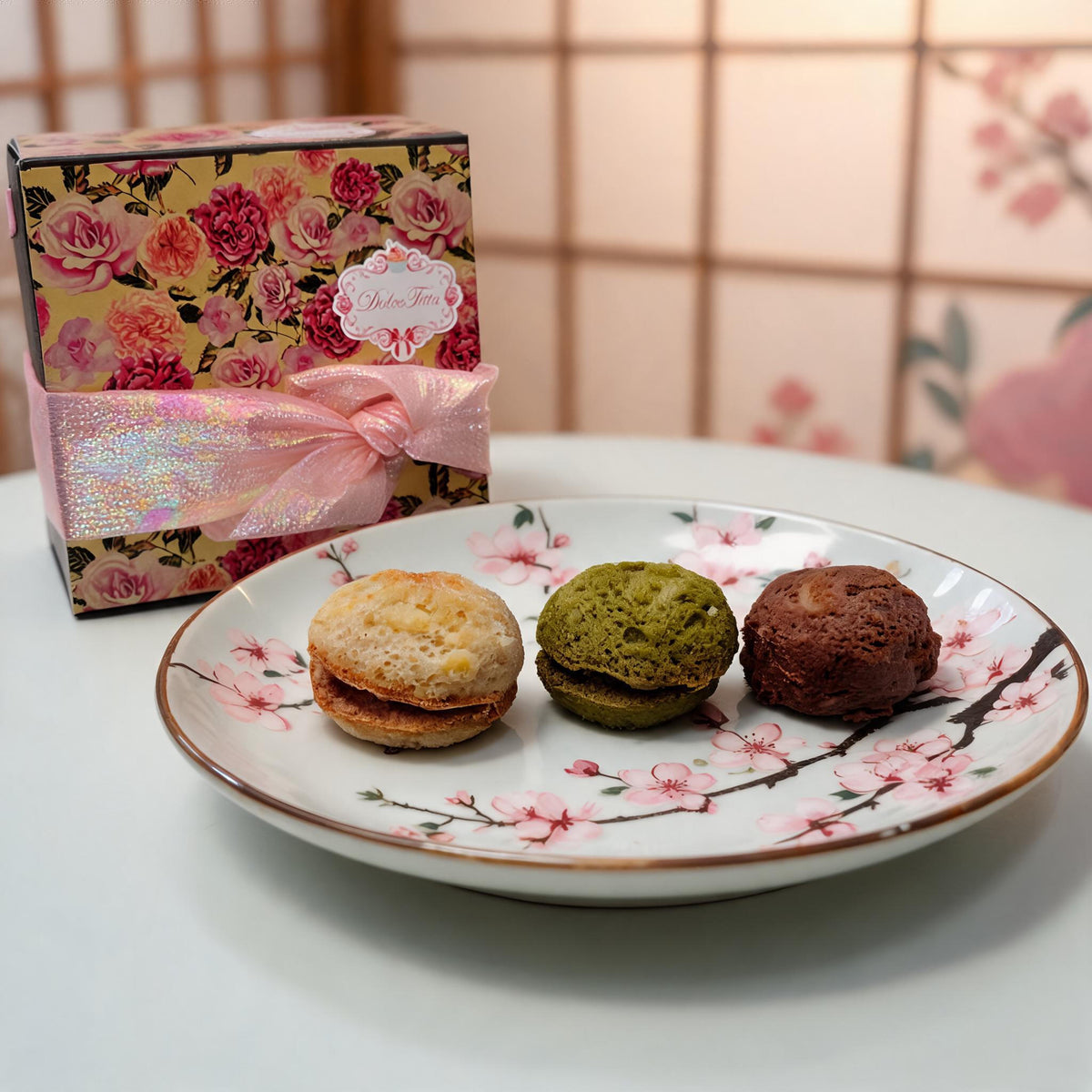 Bon Bon Giapponesi 8 Pz (Matcha, Vaniglia, Menta, Cioccolato)