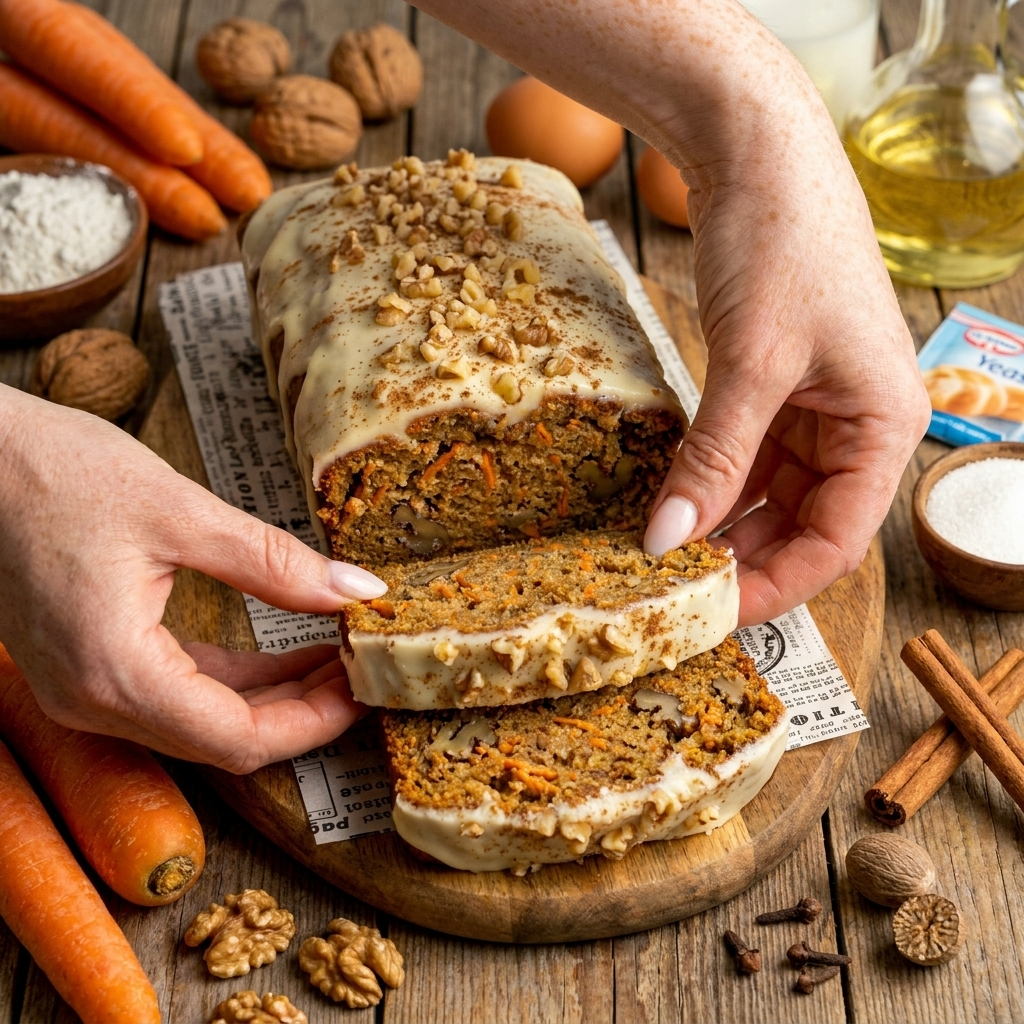 Torta di Carote e Noci da 500g
