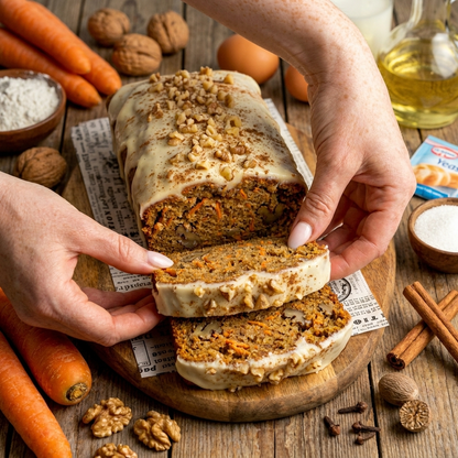 Torta di Carote e Noci da 500g